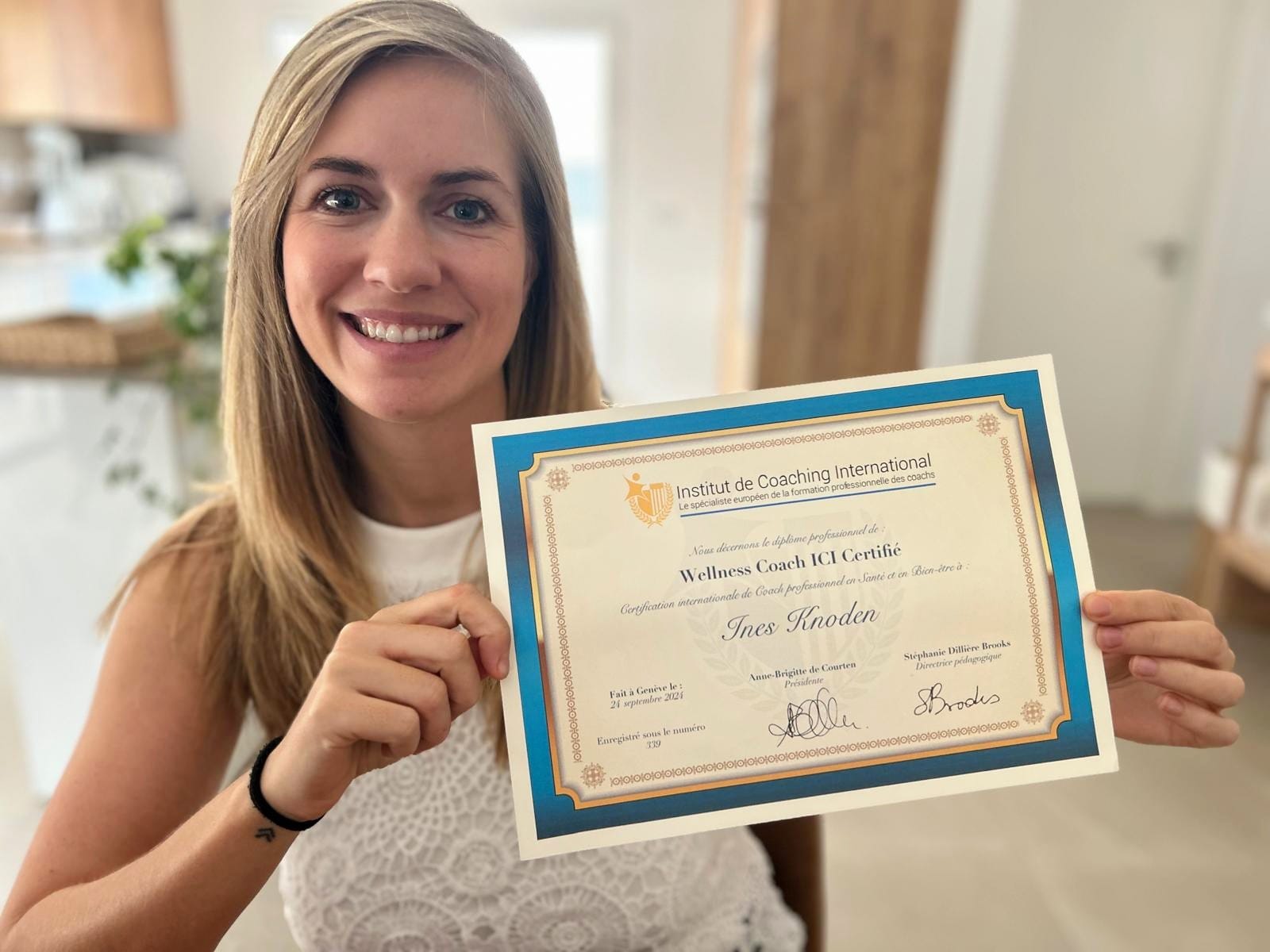 Diploma do Institut International de Coaching de Genève
